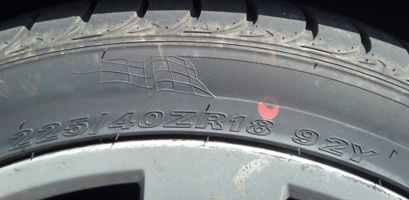 Tyre Markings, what is need to know the size, make and pattern of a tyre