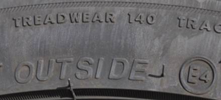 Outside tyre stamp